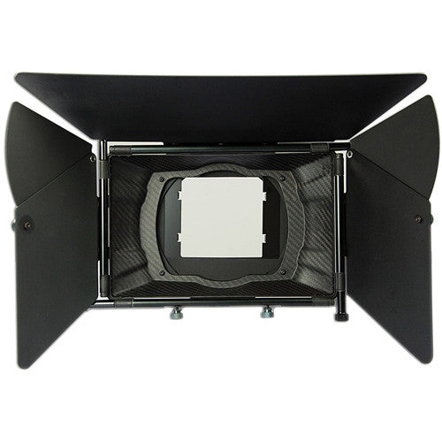 Lanparte MB-02 4 x 5.65" Rod-Mounted Swing-Away Matte Box for 15mm Rods