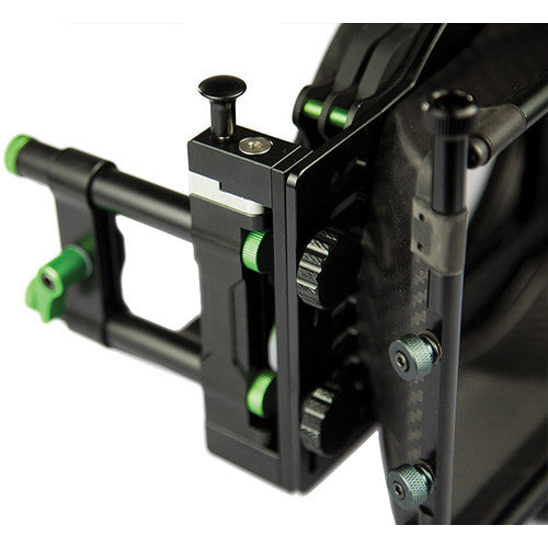 Lanparte MB-02 4 x 5.65" Rod-Mounted Swing-Away Matte Box for 15mm Rods