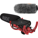 Rode VideoMic and Custom Windbuster Kit