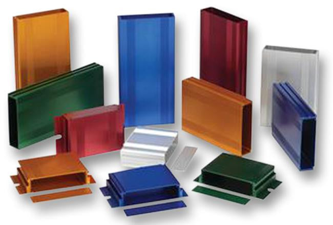 BOX ENCLOSURES B3-080RD Metal Enclosure, Optional IP65/ NEMA 4 Sealing Kit SK-3, Instrument, Aluminium, IP65, NEMA 4