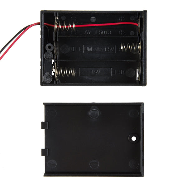 SparkFun Battery Holder 3xAA with Cover and Switch - JST Connector