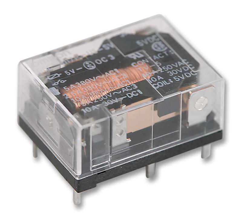 Omron G6C-2117P-US DC12 G6C-2117P-US DC12 Power Relay SPST-NO SPST-NC 12 VDC 8 A G6C Through Hole Non Latching