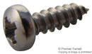 TR FASTENINGS N40.375 PRA2ABS100- Screw, Self-Tapping, No.4, 0.375 ", Stainless Steel, Pan Head Pozidriv