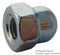 TR FASTENINGS M4- DNST-Z100- DOME NUT, BZP, M4