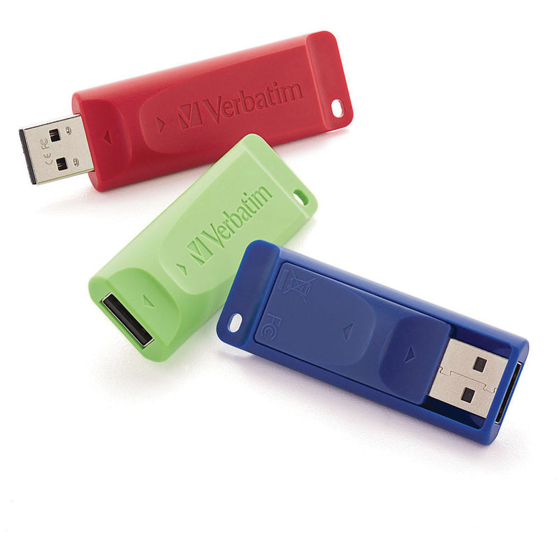 Verbatim 8GB Store 'n' Go USB Flash Drive (3-Pack)