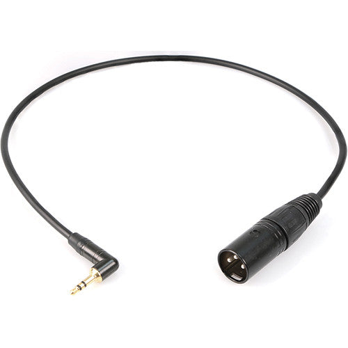 Remote Audio Unbalanced Adapter Cable 3.5mm RA TS Jack to 3-Pin XLR Male (18")