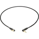 Remote Audio Stereo Jumper Cable 3.5mm Right Angle TRS plug to 3.5mm Right Angle TRS Plug (2')