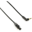 Remote Audio Unbalanced Adapter Cable for Tape/Mix Outputs TA3F to 3.5mm RA TS Plug (18")