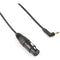 Remote Audio Unbalanced Adapter Cable 3-Pin XLR Female to 3.5mm RA TS Mini-Jack (18")