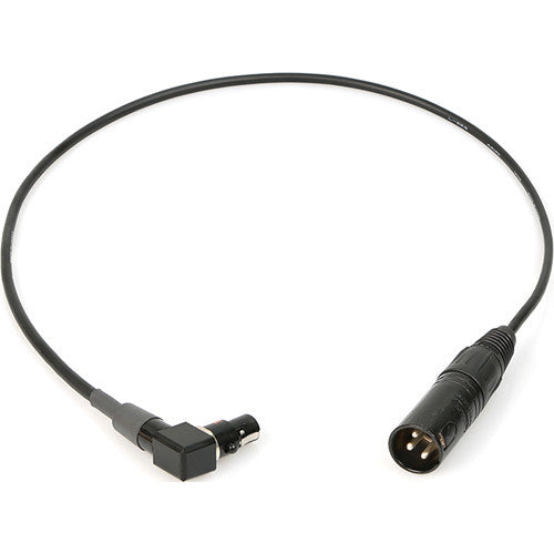 Remote Audio Balanced Adapter Cable TA3F Right Angle to XLR3M (2')