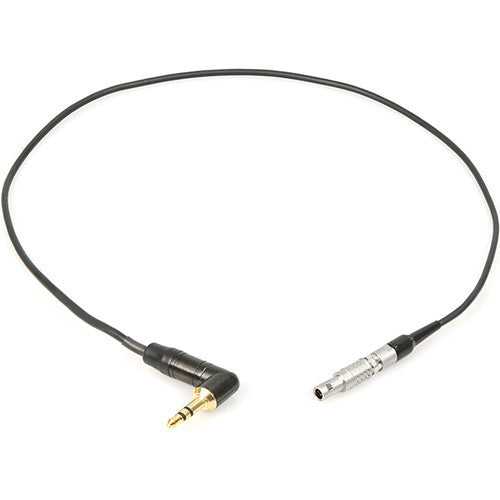 Remote Audio Timecode Adapter Cable 3.5mm RA TS to 4-Pin LEMO Male for IFB (18")