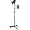 Impact Folding Wheeled Base Stand (Black/Chrome-plated, 11')