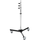 Impact Folding Wheeled Base Stand (Black/Chrome-plated, 11')