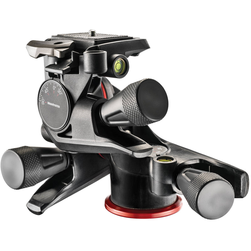 Manfrotto MT190CXPRO4 Carbon Fiber Tripod with XPRO Geared 3-Way Pan/Tilt Head Kit