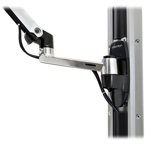 Ergotron LX Wall Mount System with Medium Silver CPU Holder