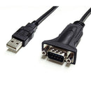 Tera Grand USB 2.0 to RS232 Serial DB9 Adapter Cable (6', Black)