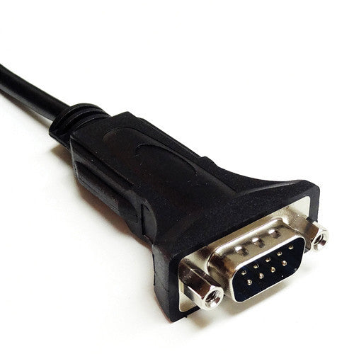 Tera Grand USB 2.0 to RS232 Serial DB9 Adapter Cable (6', Black)