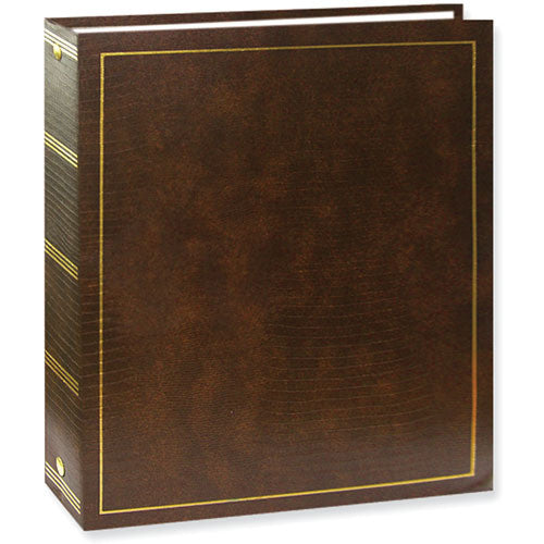 Pioneer Photo Albums LM-100 Promotional 100 Page Magnetic 3-Ring Album (Brown)