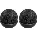 Auray Metal Windscreen for ECM-77 Lavalier Microphone (2-Pack)