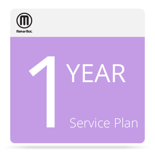 MakerBot 1-Year MakerCare Service Plan for MakerBot Replicator 2 Desktop 3D Printer