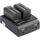 SWIT S-3602F Dual Charger/Adapter for Sony NP-F970/770/960/950 Batteries