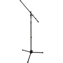 Auray MS-5230F Tripod Microphone Stand with Fixed Boom and XLR Cable Kit