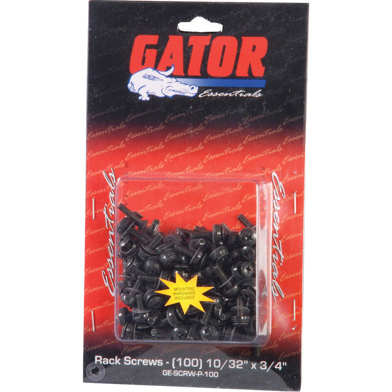 Gator Cases Rackworks 10/32" x 3/4" Rack Screw (100 Pack)