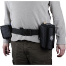 Porta Brace Waist Belt with 2 Lens Cups (Black)