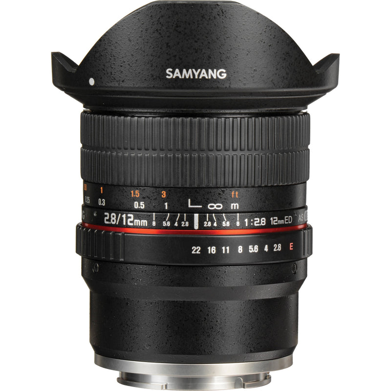 Samyang 12mm f/2.8 ED AS NCS Fisheye Lens for Sony E Mount