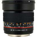 Rokinon 85mm f/1.4 AS IF UMC Lens for Nikon F with AE Chip