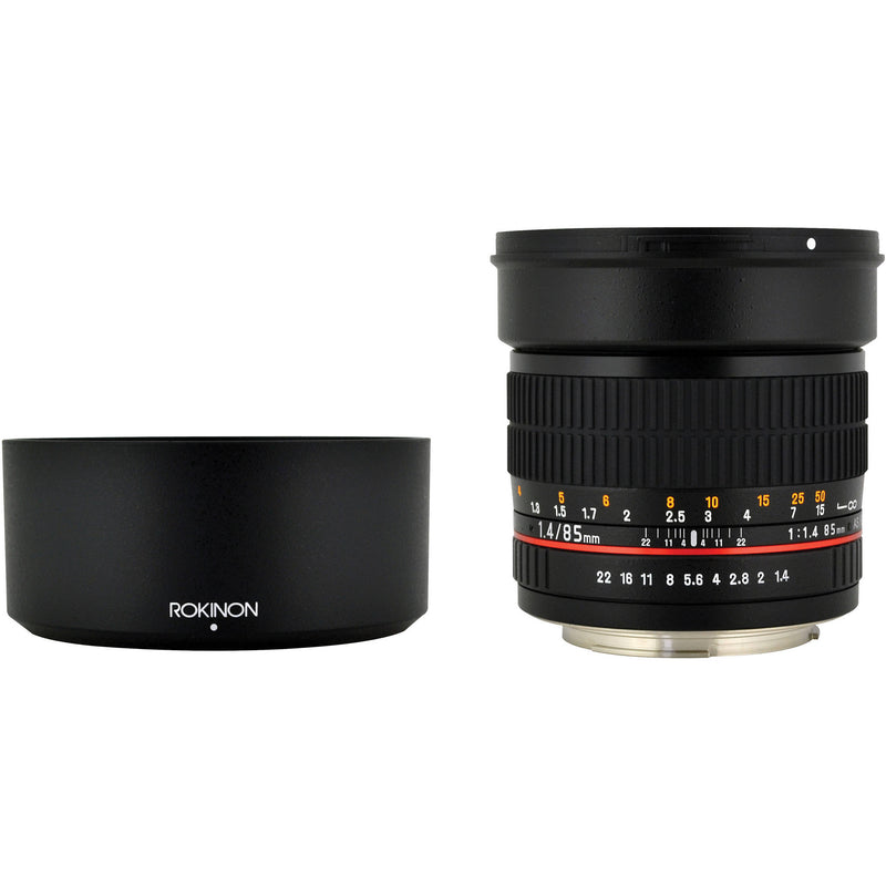 Rokinon 85mm f/1.4 AS IF UMC Lens for Canon EF