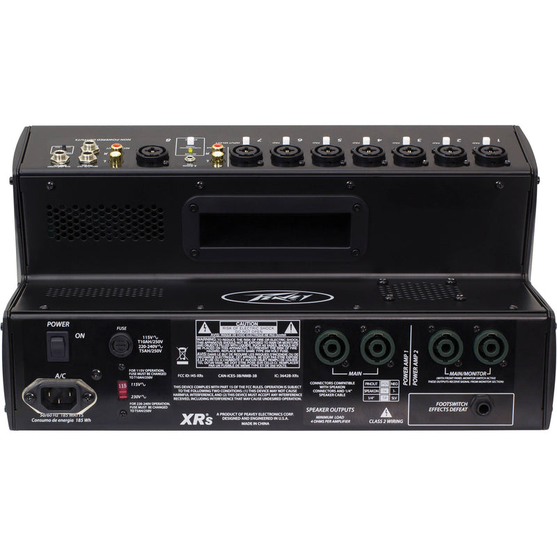 Peavey XR S 8-Channel Powered Mixer with Bluetooth (1,000 W)