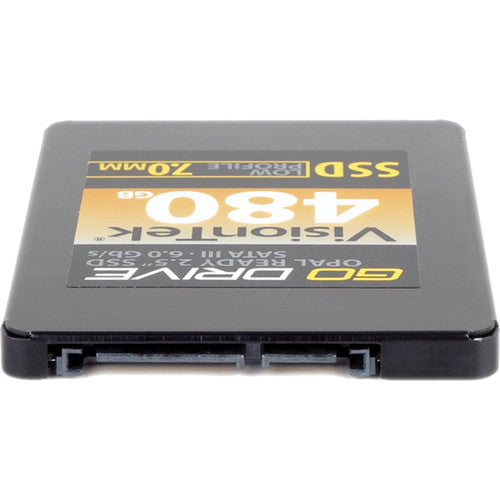 VisionTek Go Drive Low Profile 7mm Opal 1.0 Encryption Ready SSD (480GB)