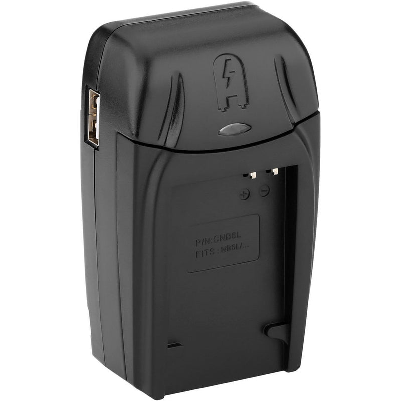 Watson Compact AC/DC Charger for NB-6L, NB-6LH, or DMW-BCM13 Battery