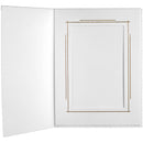 Tap Whitehouse Photo Folder (5 x 7", White, 25-Pack)