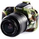 easyCover Silicone Protection Cover for Nikon D5500 and D5600 (Camouflage)