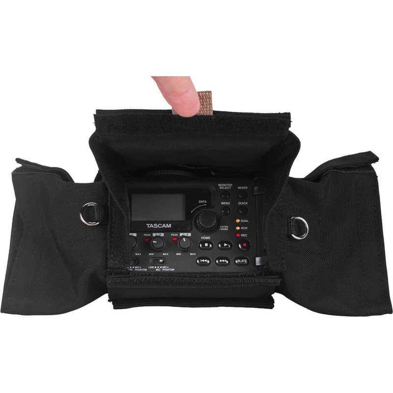 PortaBrace Audio Recorder Case for Tascam DR-60D Recorder