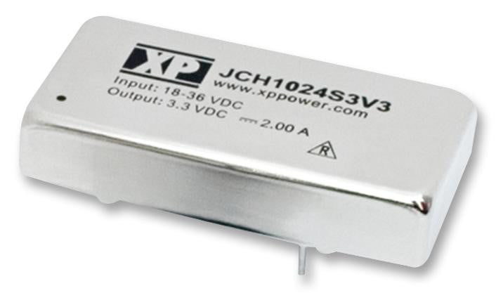 XP POWER JCH1024D15 10 Watt 2:1 Input Range Dual Output DC/DC Converter, Input 18V to 36V, Output &plusmn; 15V/333mA