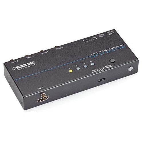 Black Box 4K HDMI Matrix Switch (4 x 1)