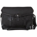 Barber Shop Small Messenger Pageboy Camera Bag (Black Cordura & Leather)