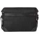 Barber Shop Small Messenger Pageboy Camera Bag (Black Cordura & Leather)