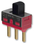 C & K COMPONENTS 1103M2S3CQE2 Slide Switch, SPDT, On-Off-On, Through Hole, 1000 Series, 6 A, 250 V