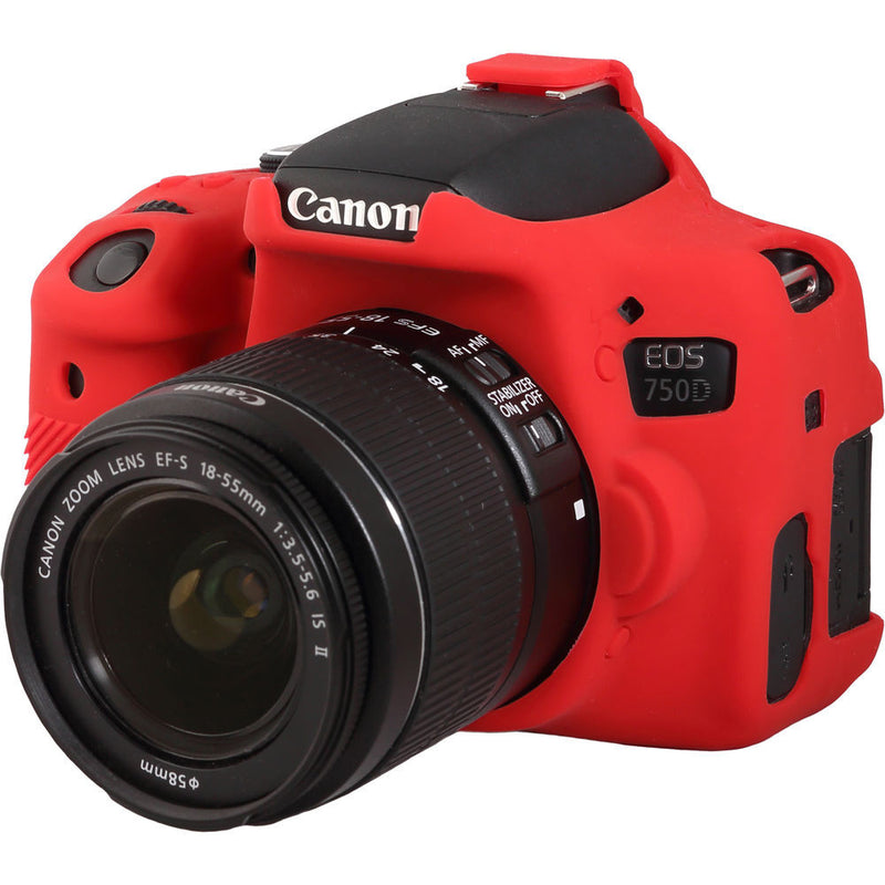 easyCover Silicone Protection Cover for Canon 750D/T6i (Red)