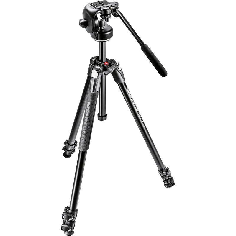 Manfrotto 290 Xtra Aluminum Tripod with 128RC Micro Fluid Video Head