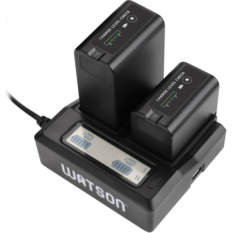 Watson Duo LCD Charger for BP-U Series Batteries