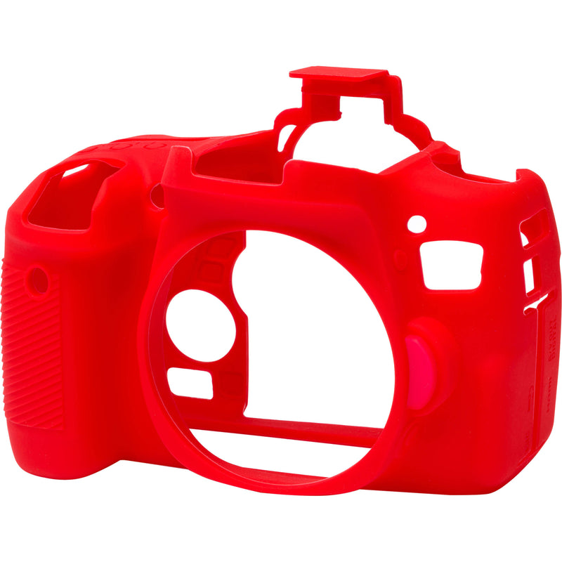 easyCover Silicone Protection Cover for Canon 90D (Red)