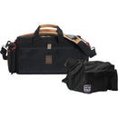 Porta Brace DV Organizer Case with QS-M4 Mini Rain Slick (Black with Copper Trim)