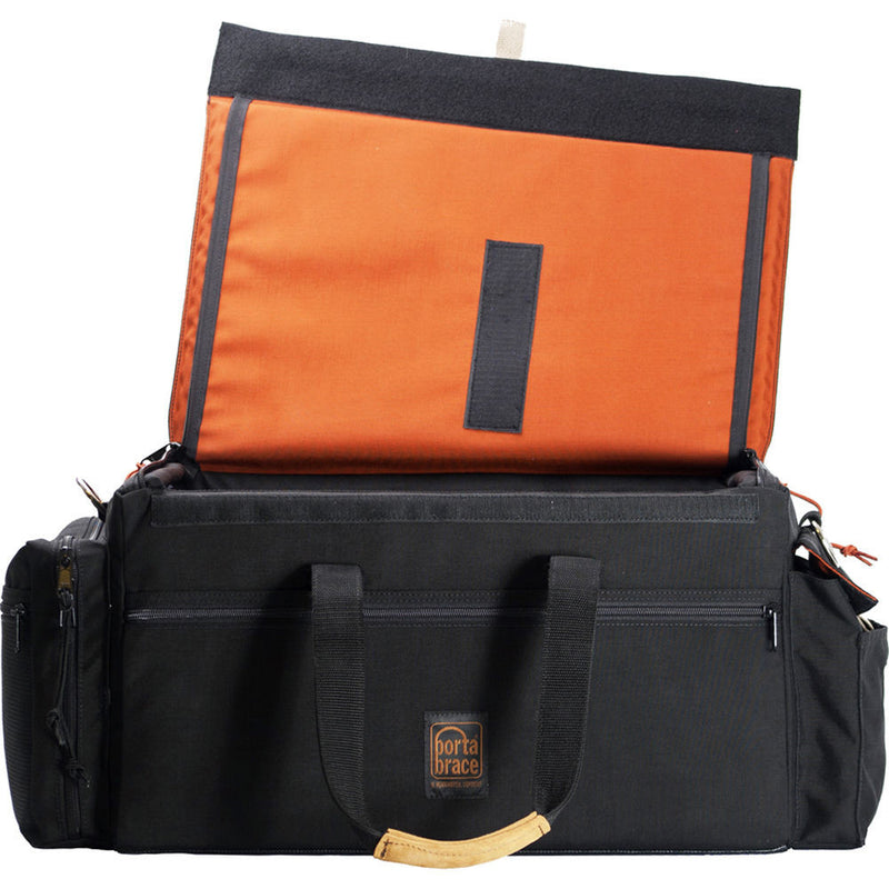 Porta Brace DVO-3R Large Carrying Case for Camcorder with Matte Box and Follow Focus (Black with Copper Trim)