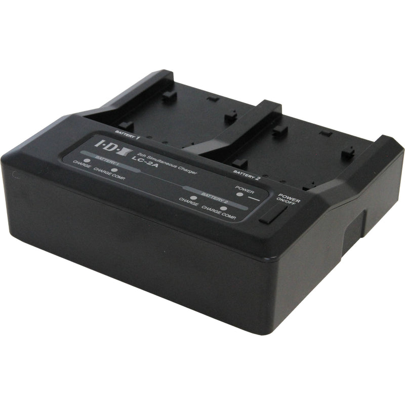 IDX System Technology Two-Channel Charger for 7.4V Canon, Panasonic, and Sony Batteries