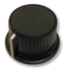 MULTICOMP CP-LB12-6-1D Knob, Round Shaft, 3.2 mm, Plastic, Round with Side Indicator Line, 12 mm